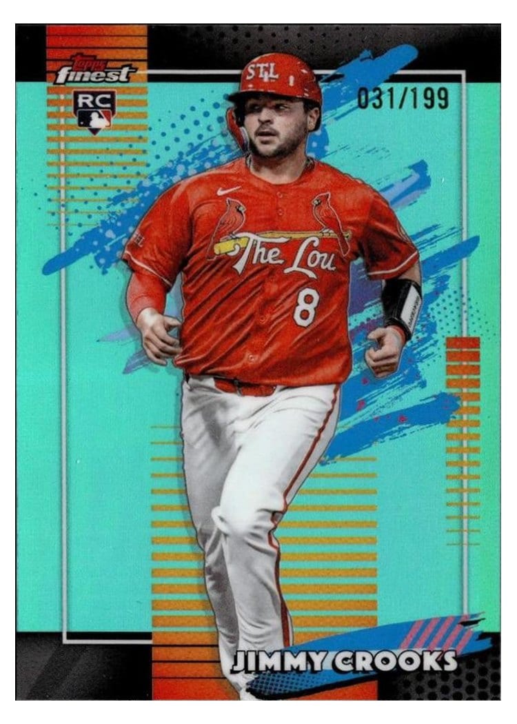 2026 Topps Finest Jimmy Crooks #184 card