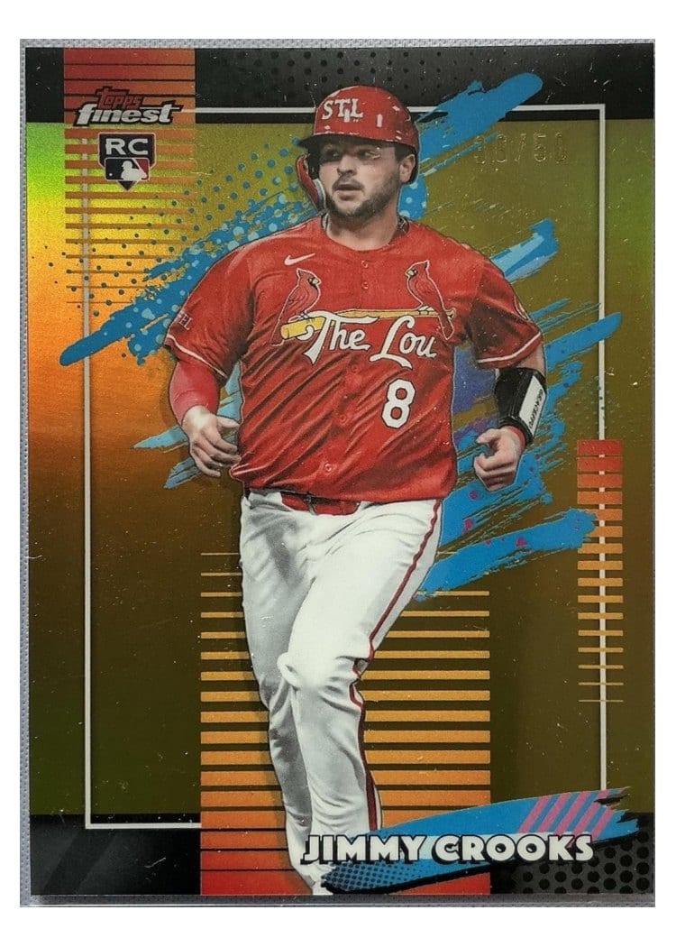 2026 Topps Finest Jimmy Crooks #184 card