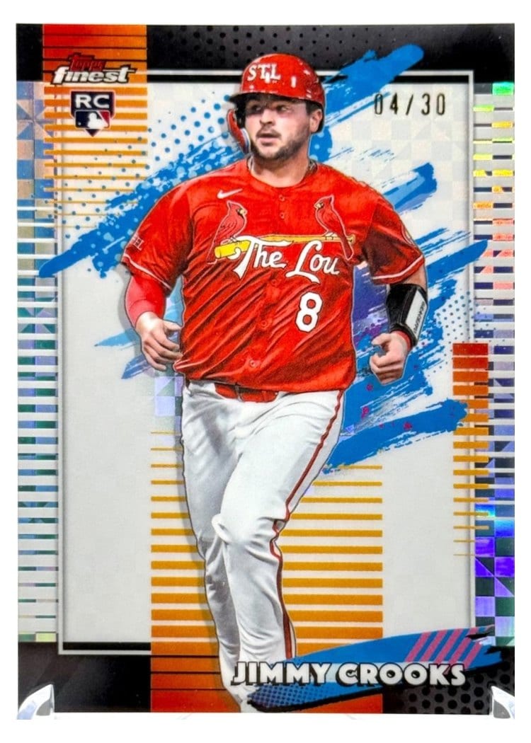 2026 Topps Finest Jimmy Crooks #184 card