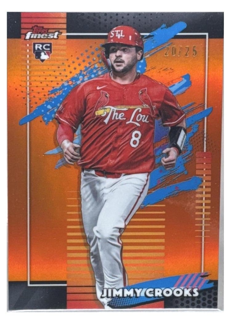 2026 Topps Finest Jimmy Crooks #184 card
