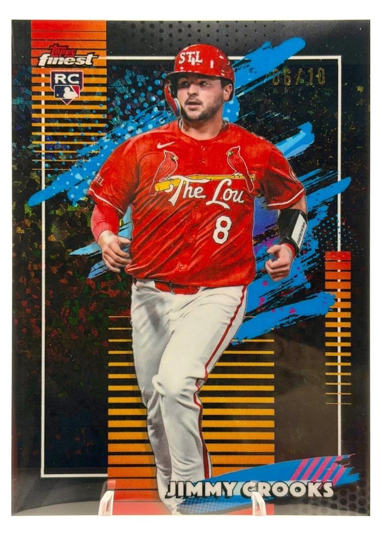 2026 Topps Finest Jimmy Crooks #184 card