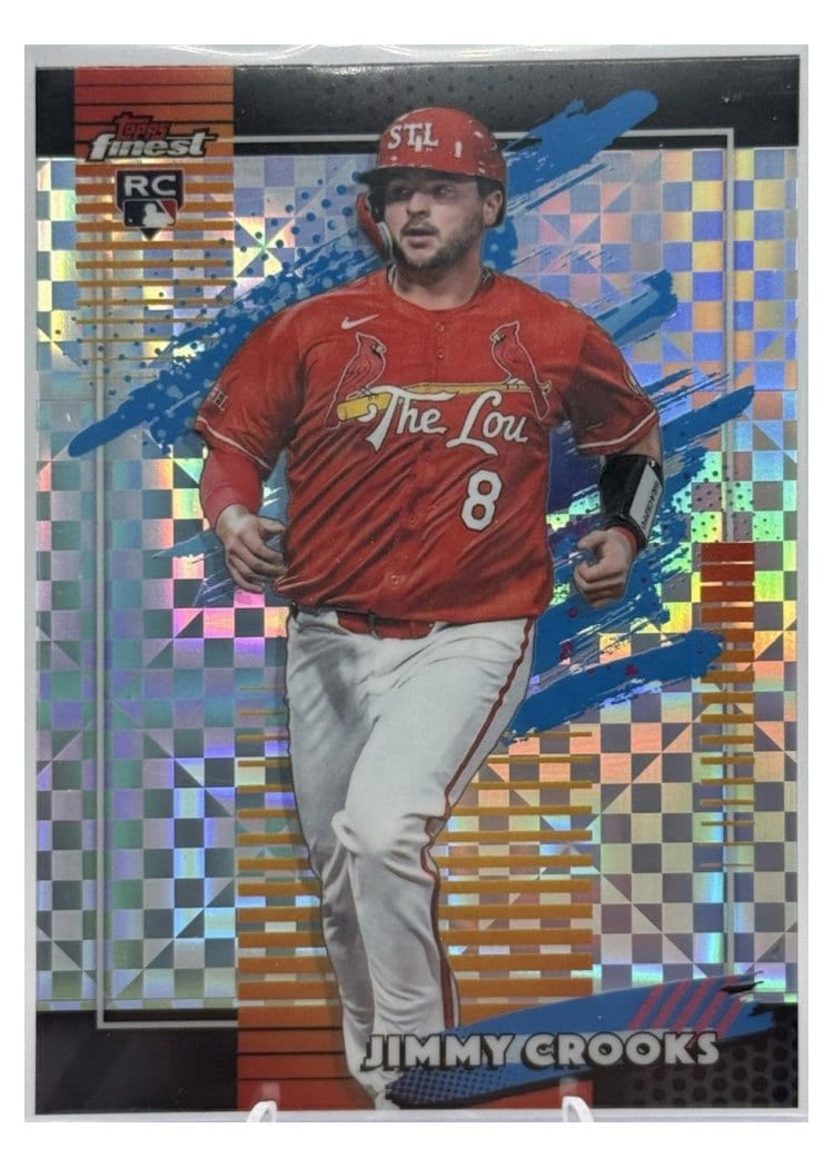 2026 Topps Finest Jimmy Crooks #184 card