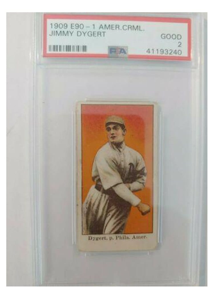 1909 E90-1 American Caramel Jimmy Dygert card