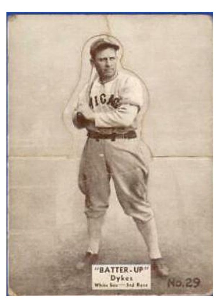 1934 Batter Up Jimmy Dykes #29 card