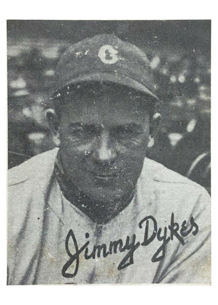 1936 Goudey Jimmy Dykes card