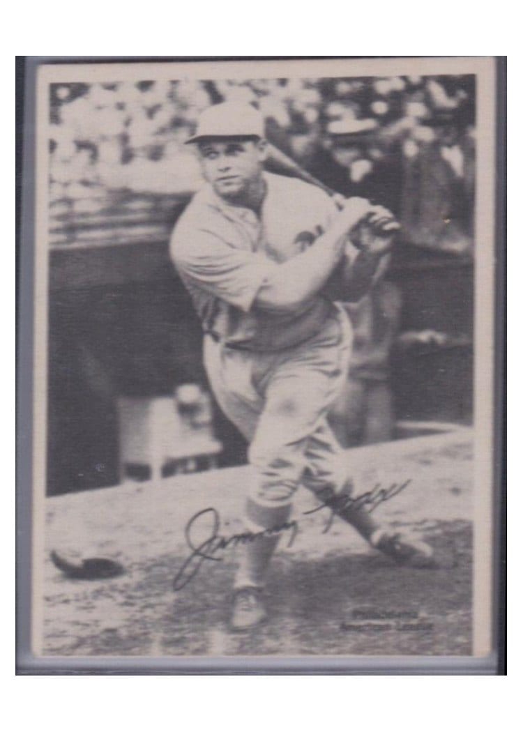 1929 R316 Kashin Publications Jimmy Foxx card