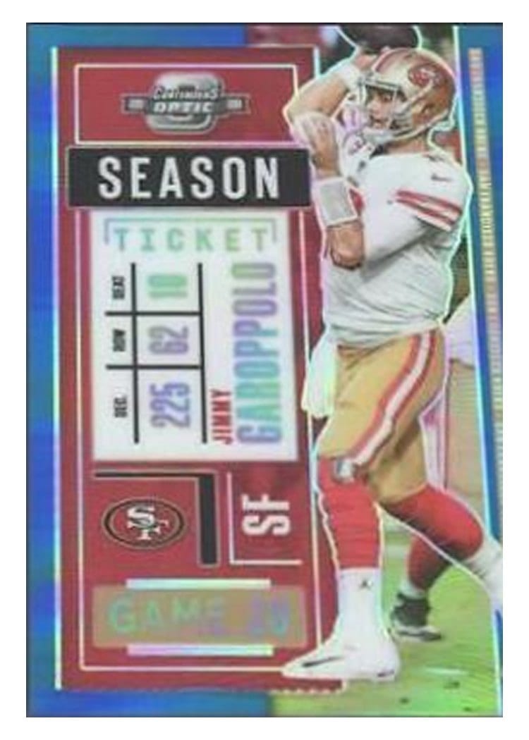 2020 Panini Contenders Optic Base Set Jimmy Garoppolo #50 card