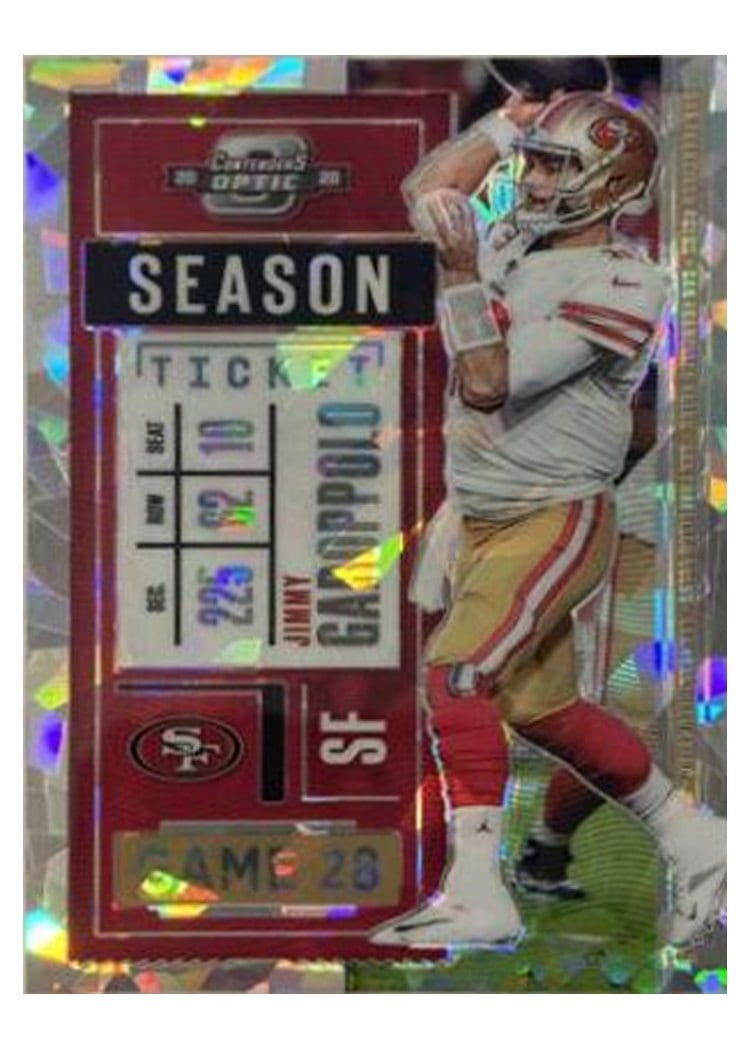 2020 Panini Contenders Optic Base Set Jimmy Garoppolo #50 card