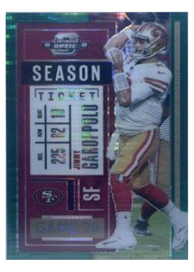 2020 Panini Contenders Optic Base Set Jimmy Garoppolo #50 card