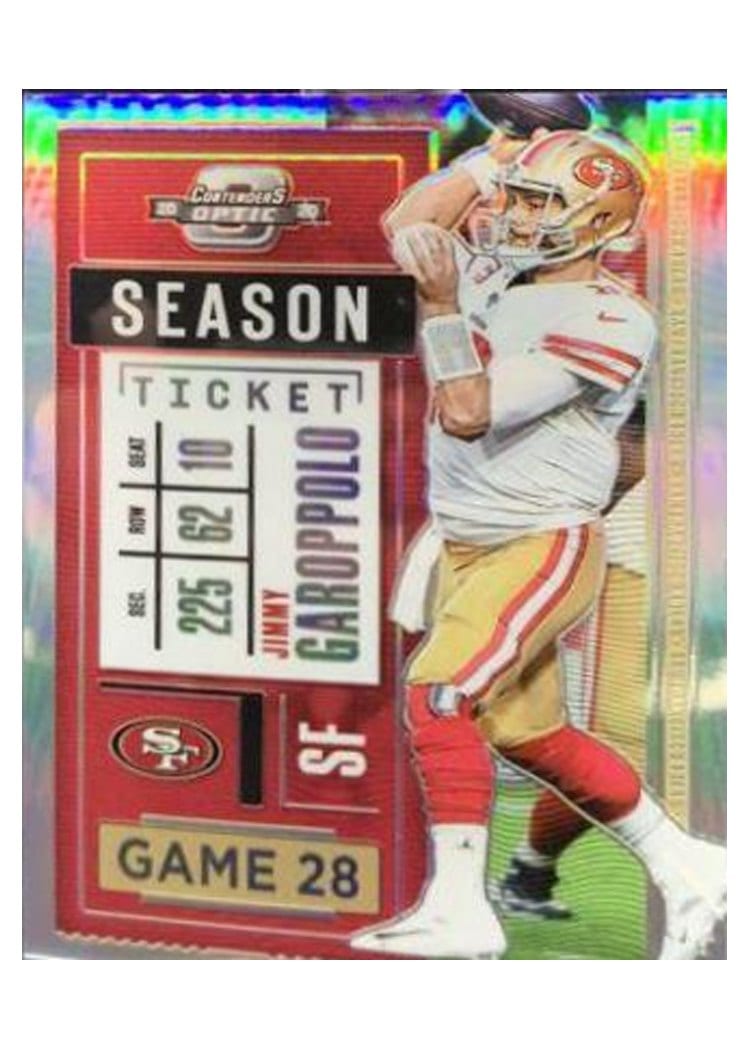 2020 Panini Contenders Optic Base Set Jimmy Garoppolo #50 card