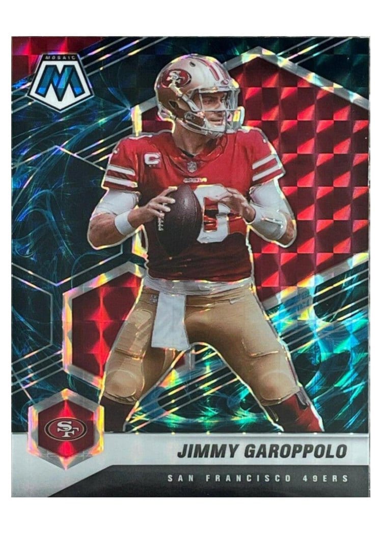2021 Panini Mosaic Base Set Jimmy Garoppolo #173 card