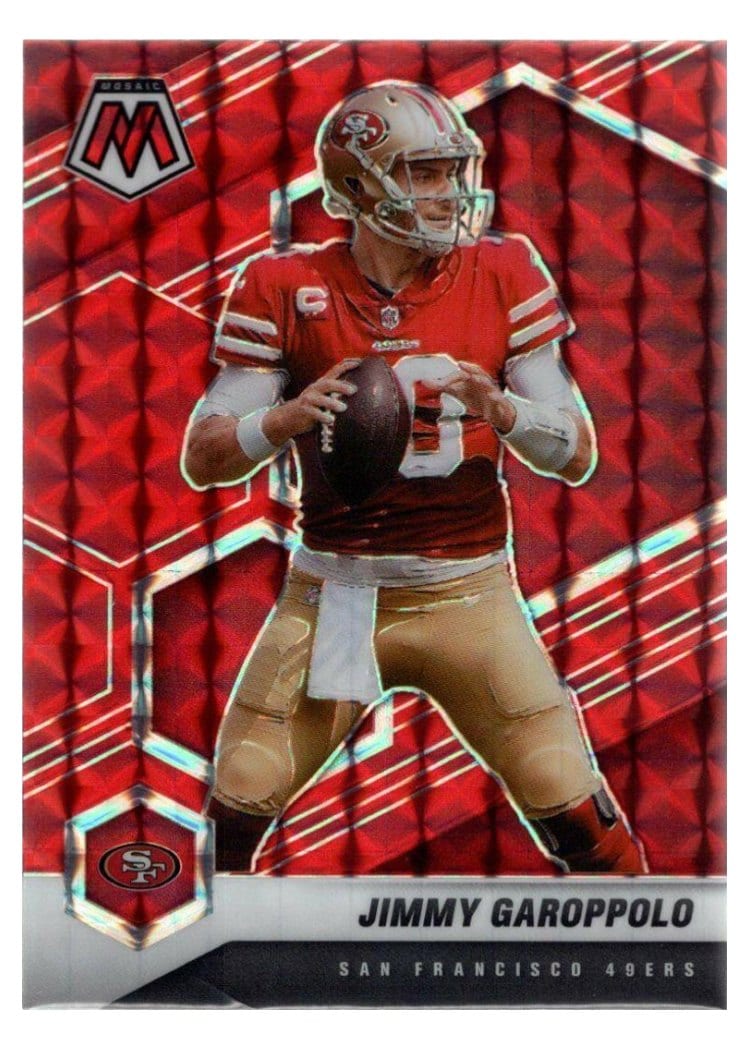 2021 Panini Mosaic Base Set Jimmy Garoppolo #173 card