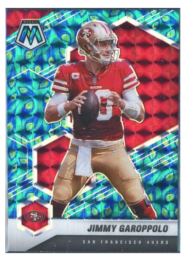 2021 Panini Mosaic Base Set Jimmy Garoppolo #173 card