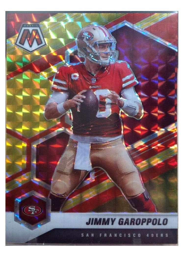 2021 Panini Mosaic Base Set Jimmy Garoppolo #173 card