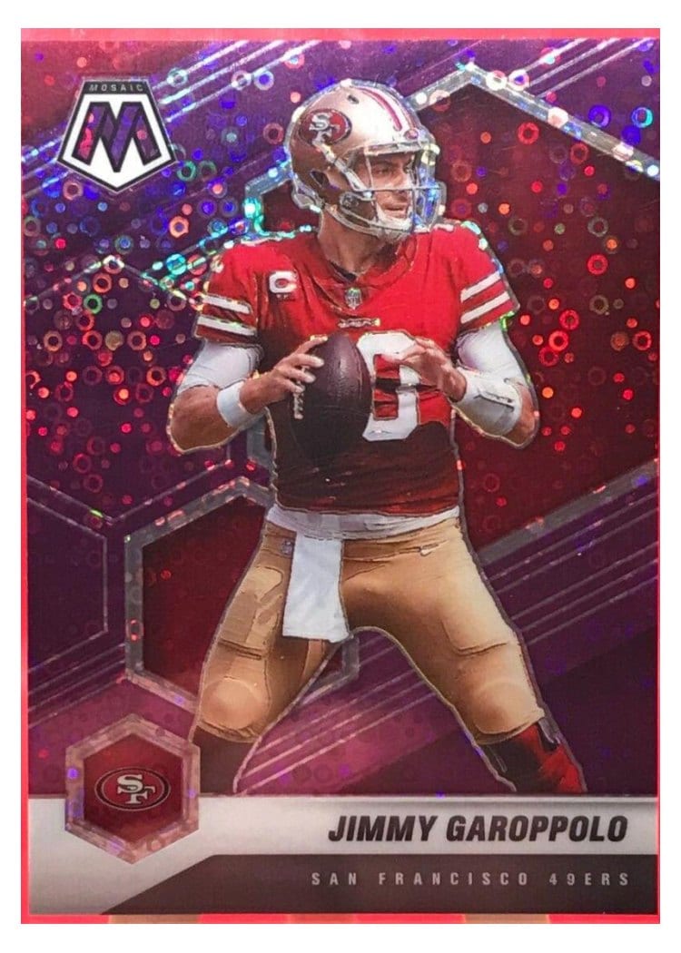 2021 Panini Mosaic Base Set Jimmy Garoppolo #173 card