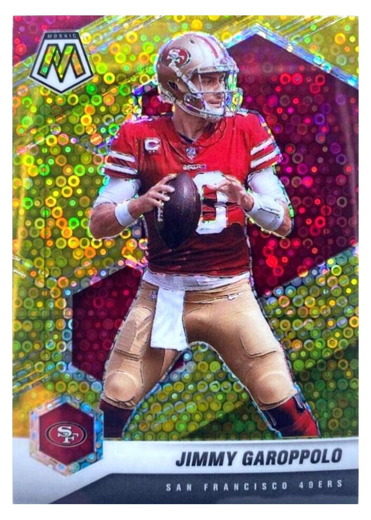 2021 Panini Mosaic Base Set Jimmy Garoppolo #173 card