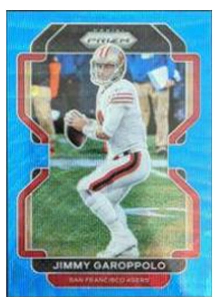 2021 Panini Prizm Base Set Jimmy Garoppolo #55 card