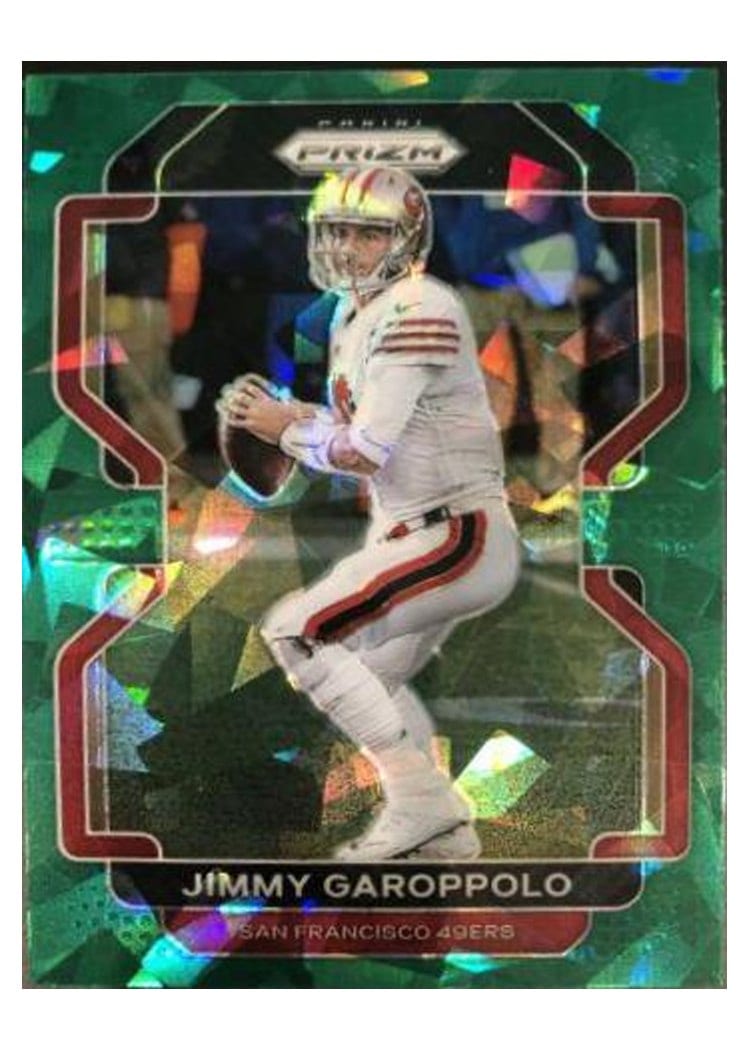 2021 Panini Prizm Base Set Jimmy Garoppolo #55 card