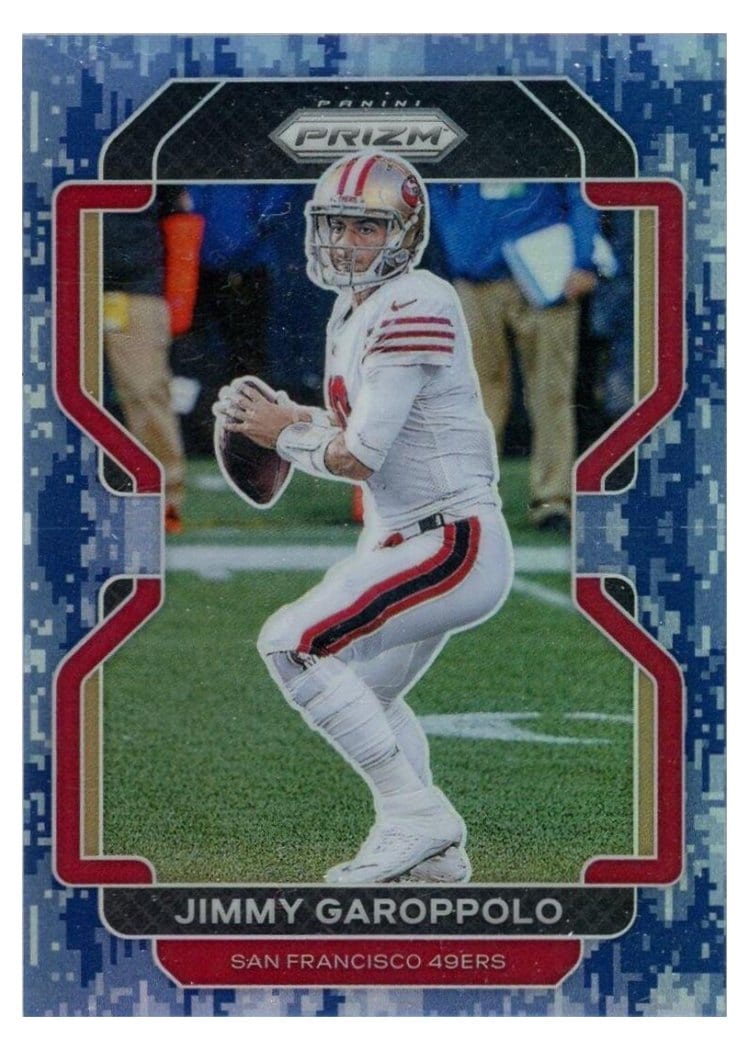 2021 Panini Prizm Base Set Jimmy Garoppolo #55 card