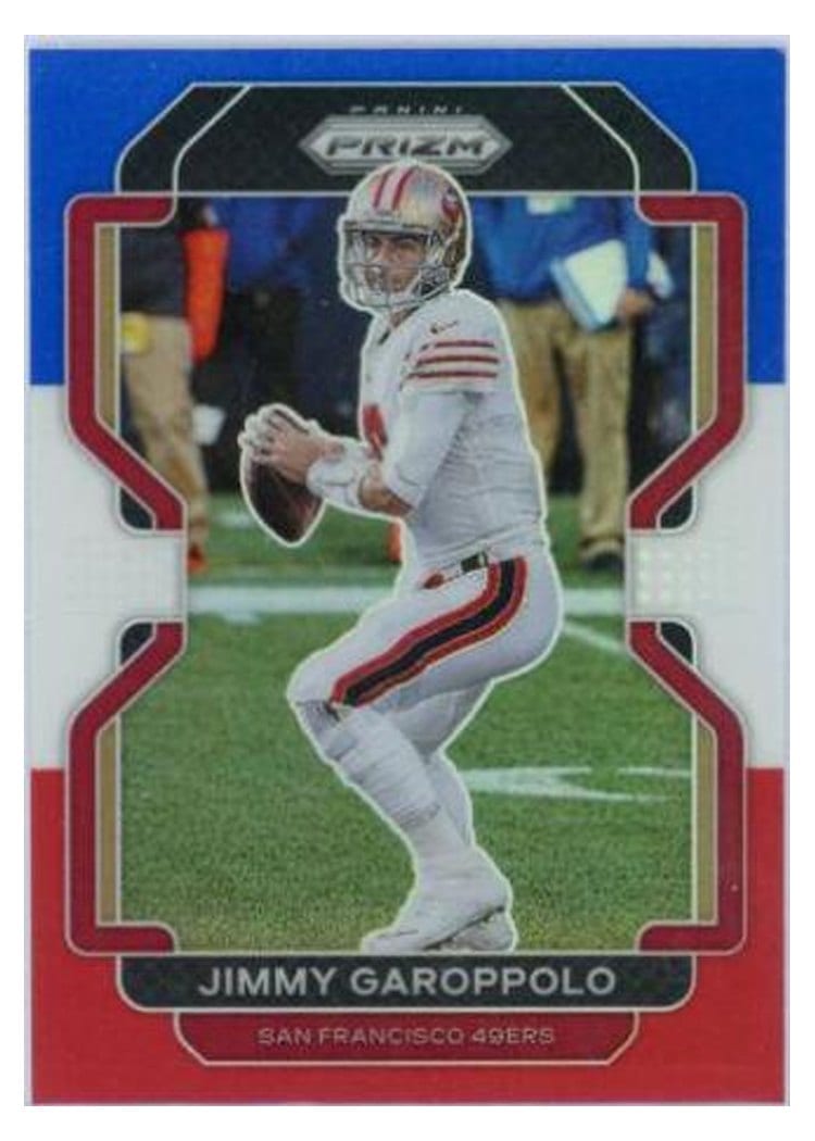2021 Panini Prizm Base Set Jimmy Garoppolo #55 card