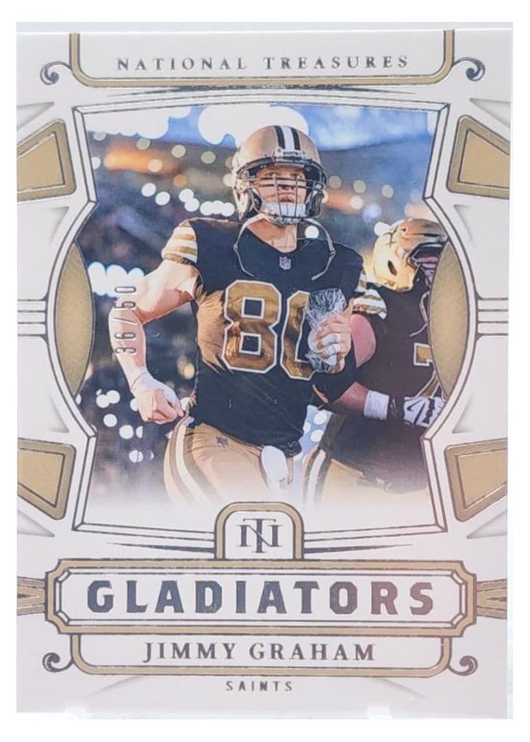 2024 Panini National Treasures Gladiators Jimmy Graham #18 card