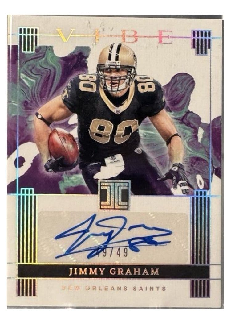 2025 Panini Impeccable Vibes Signatures Jimmy Graham #11 card