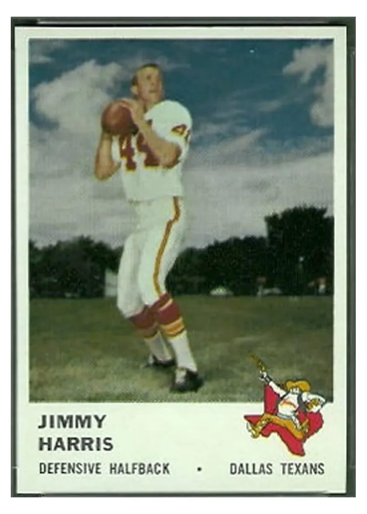 1961 Fleer Jimmy Harris #207 card