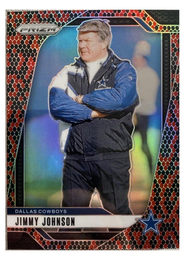 2024 Panini Prizm Base Set Jimmy Johnson #82 card