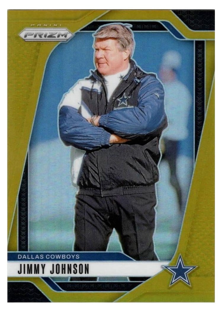 2024 Panini Prizm Base Set Jimmy Johnson Gold #82