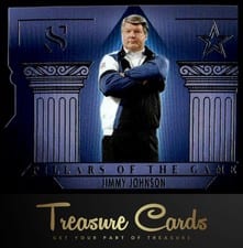 2025 Panini Silhouette Pillars of the Game Jimmy Johnson #36 card