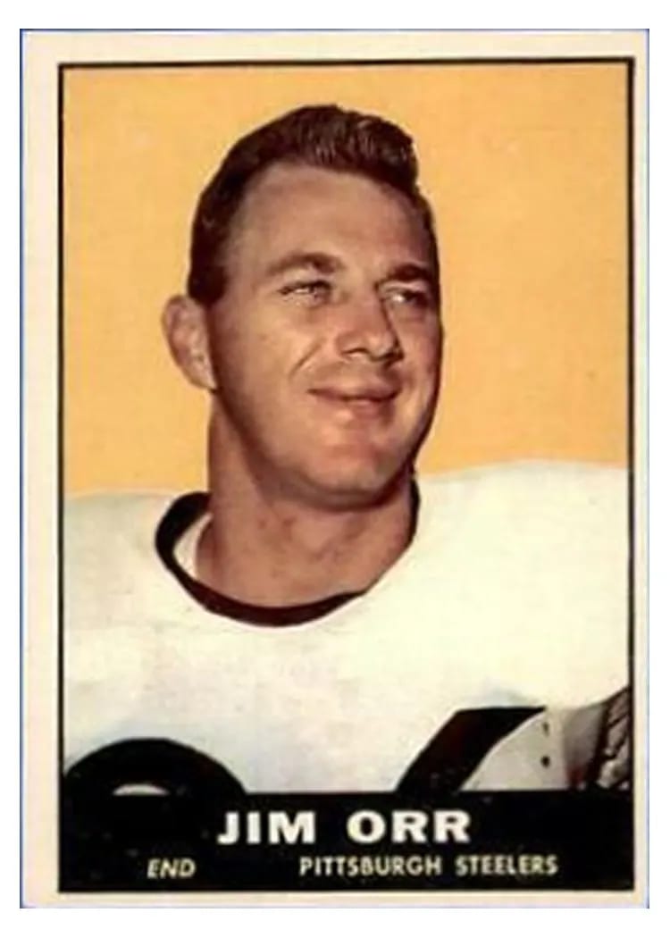 1961 Topps Jimmy Orr #108 card