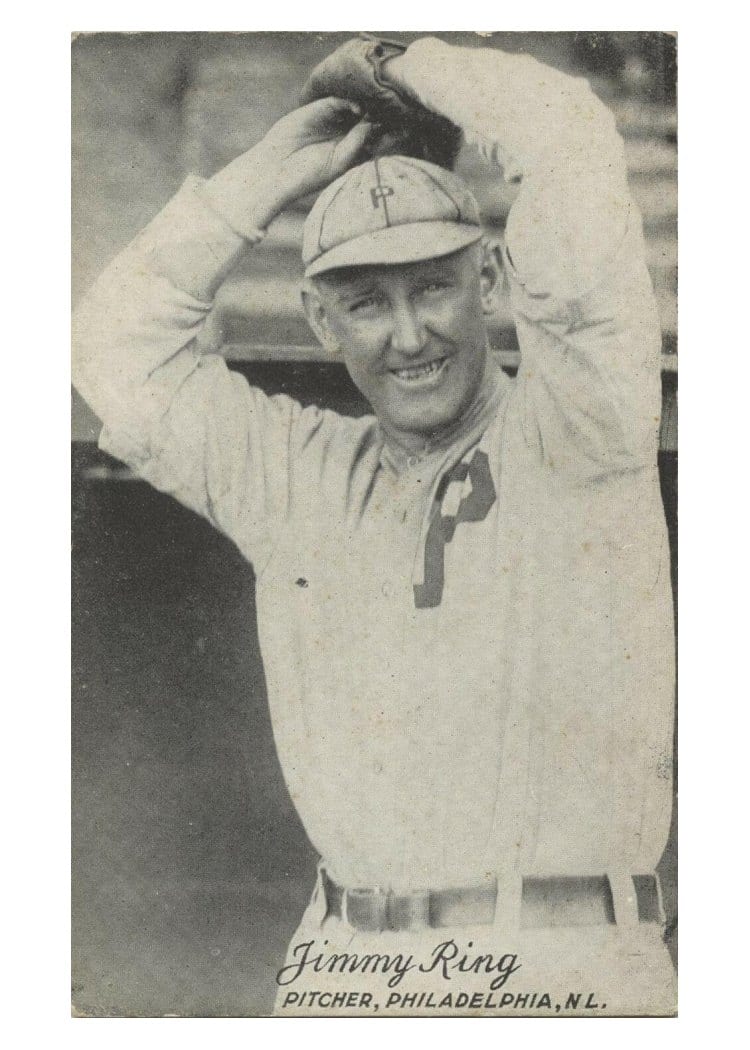 1921 Exhibits Jimmy Ring card
