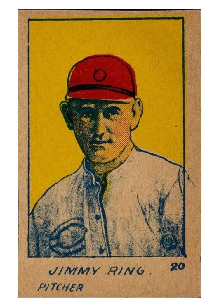 1921 W516 2 2 Jimmy Ring #20 card