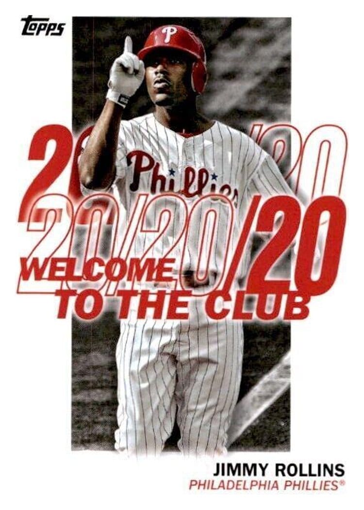 2023 Topps Welcome to the Club Jimmy Rollins #WC-3 card