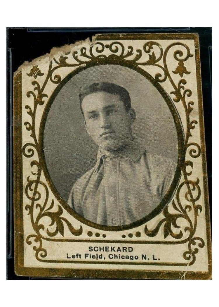 1909 T204 Ramly Jimmy Schekard card