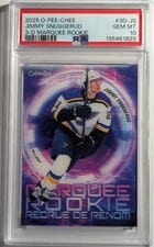 2025-26 O-Pee-Chee 3D Marquee Rookie Jimmy Snuggerud #3D-JS
