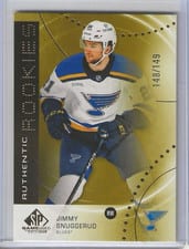 2025-26 SP Game Used Authentic Rookies Jimmy Snuggerud #AR-SN card