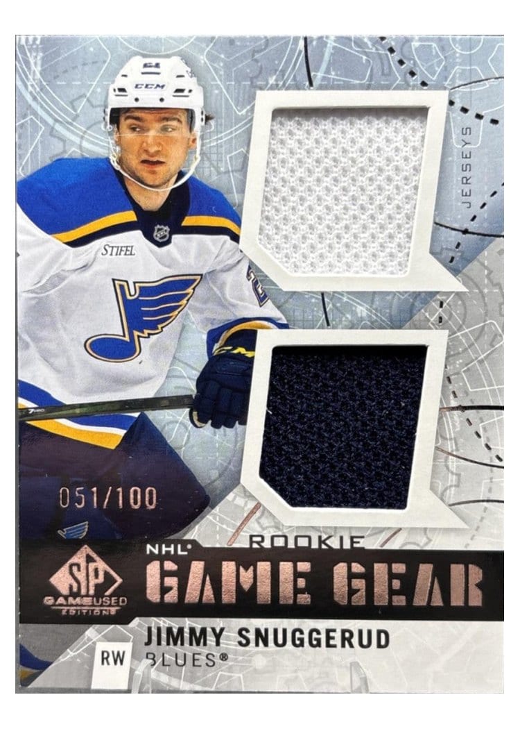 2025-26 SP Game Used Game Gear Jimmy Snuggerud #GG-JS card