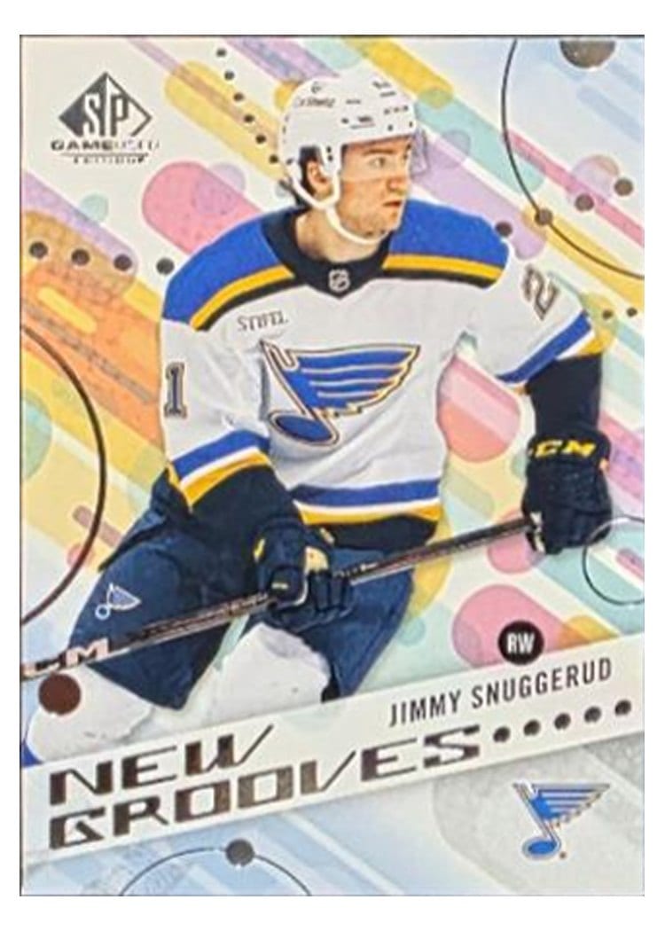 2025-26 SP Game Used New Grooves Jimmy Snuggerud #NG-11 card