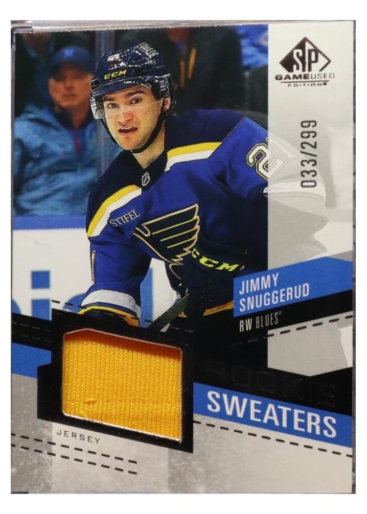 2025-26 SP Game Used Rookie Sweaters Jimmy Snuggerud #RS-JS