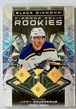 2025-26 Upper Deck Black Diamond Base Diamond Relic Rookies Jimmy Snuggerud #BDR-SN card