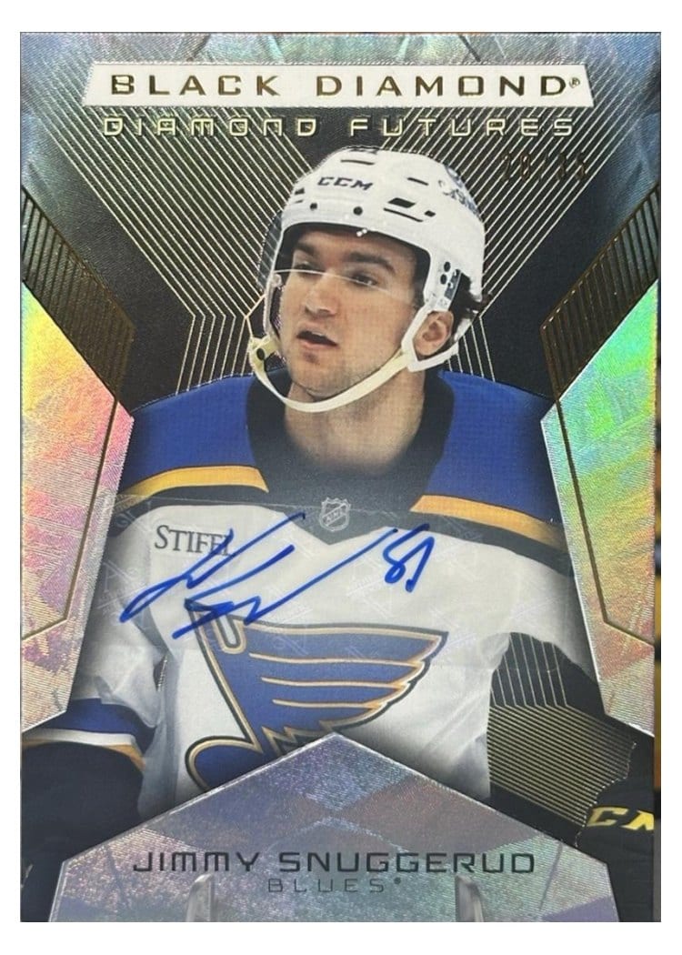 2025-26 Upper Deck Black Diamond Diamond Futures Jimmy Snuggerud #BDF-JS