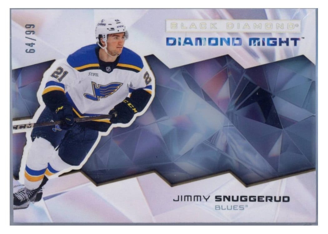2025-26 Upper Deck Black Diamond Diamond Might Jimmy Snuggerud #DM-JS card