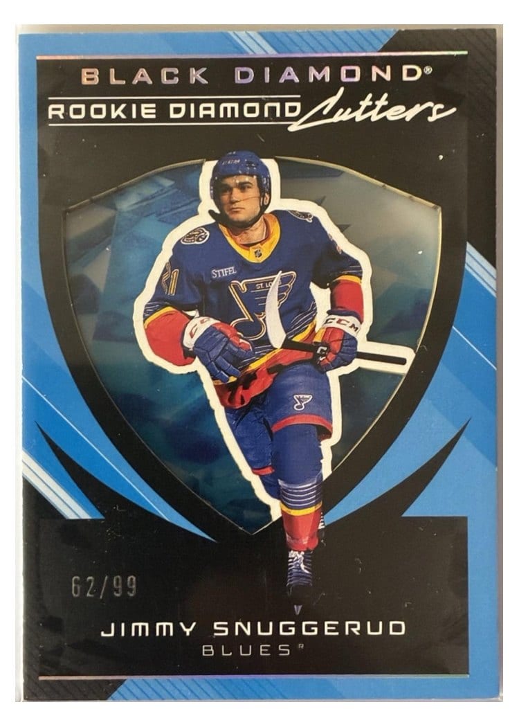 2025-26 Upper Deck Black Diamond Rookie Diamond Cutters Jimmy Snuggerud #RDC-JS card