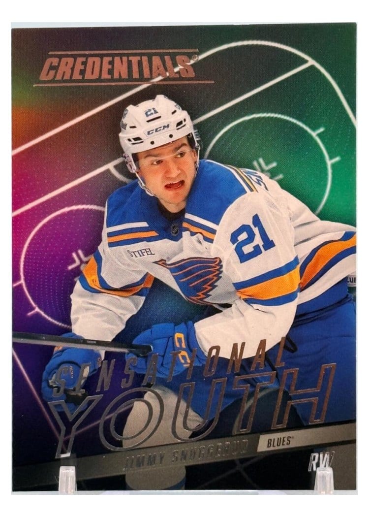 2025-26 Upper Deck Credentials Sensational Youth Jimmy Snuggerud #SY-18 card