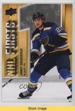 2025-26 Upper Deck NHL Firsts Jimmy Snuggerud #NF-9 card