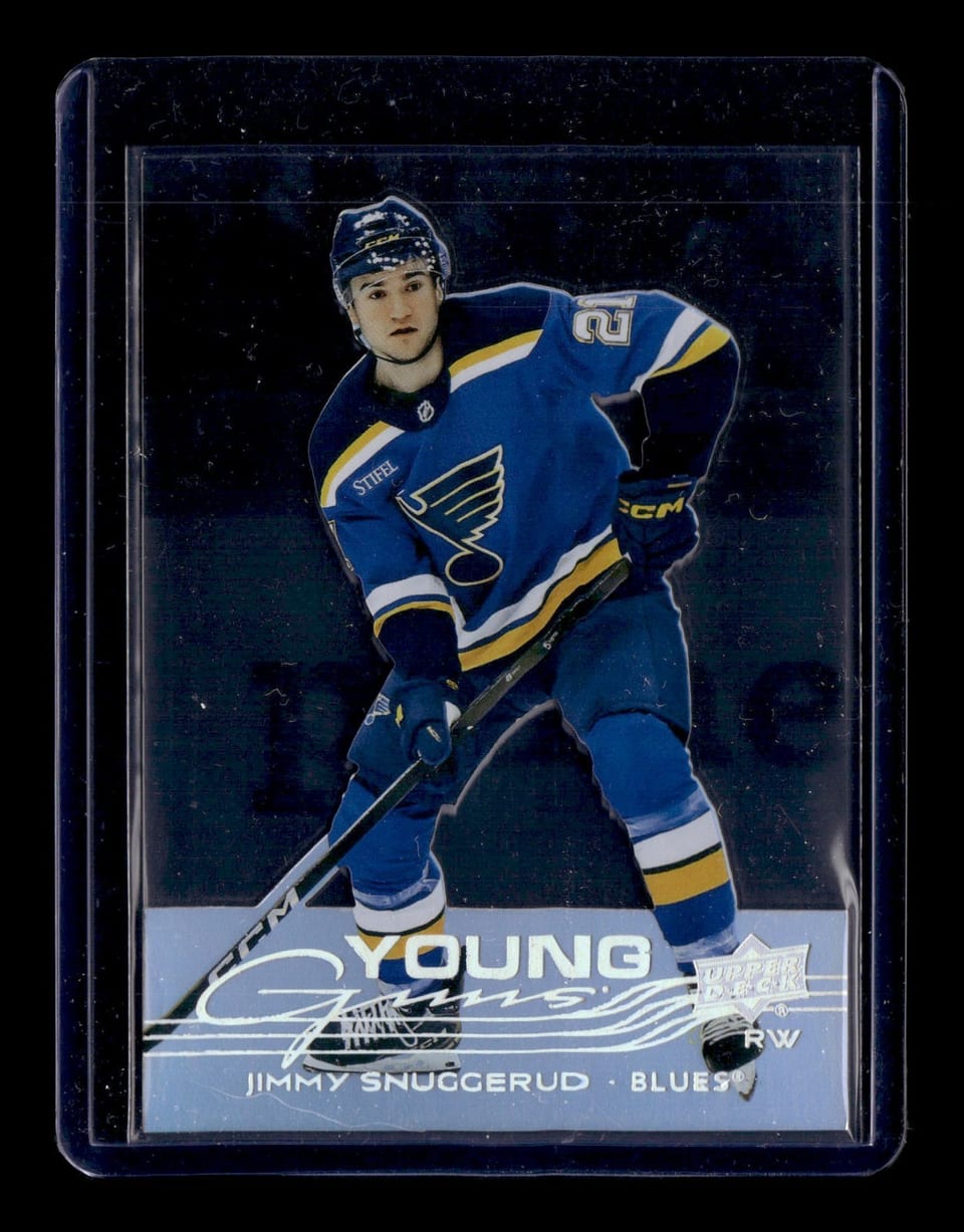 2025-26 Upper Deck Young Guns Acetate Jimmy Snuggerud #207 card