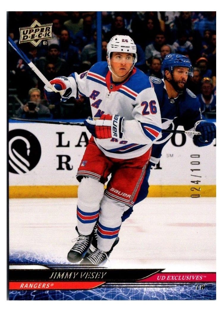 2024-25 Upper Deck Base Set Jimmy Vesey #123 card