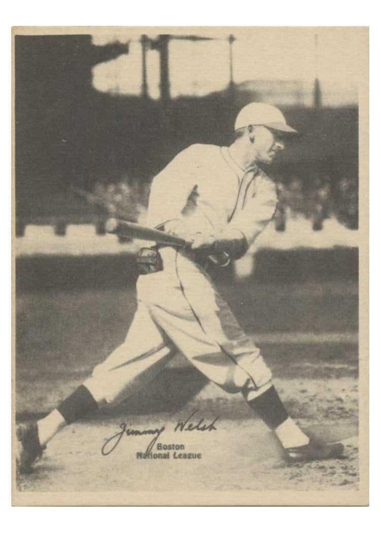 1929 R316 Kashin Publications Jimmy Welsh card