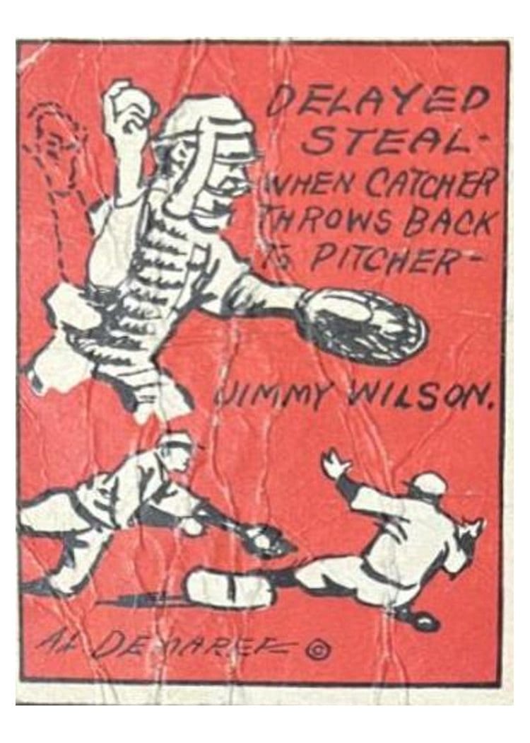 1935 Schutter Johnson Jimmy Wilson #30 card